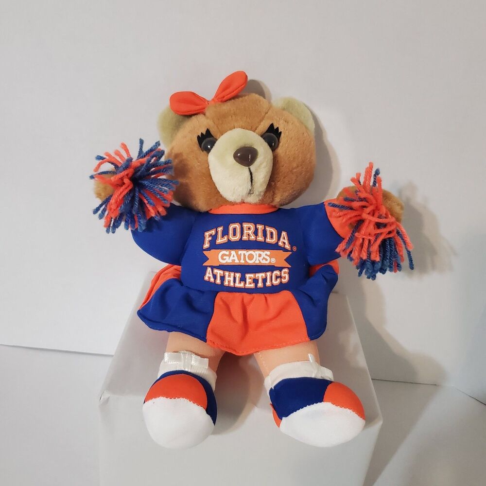 Florida Gators University Cheerleader Plush‎ Bear. SKU# C-5